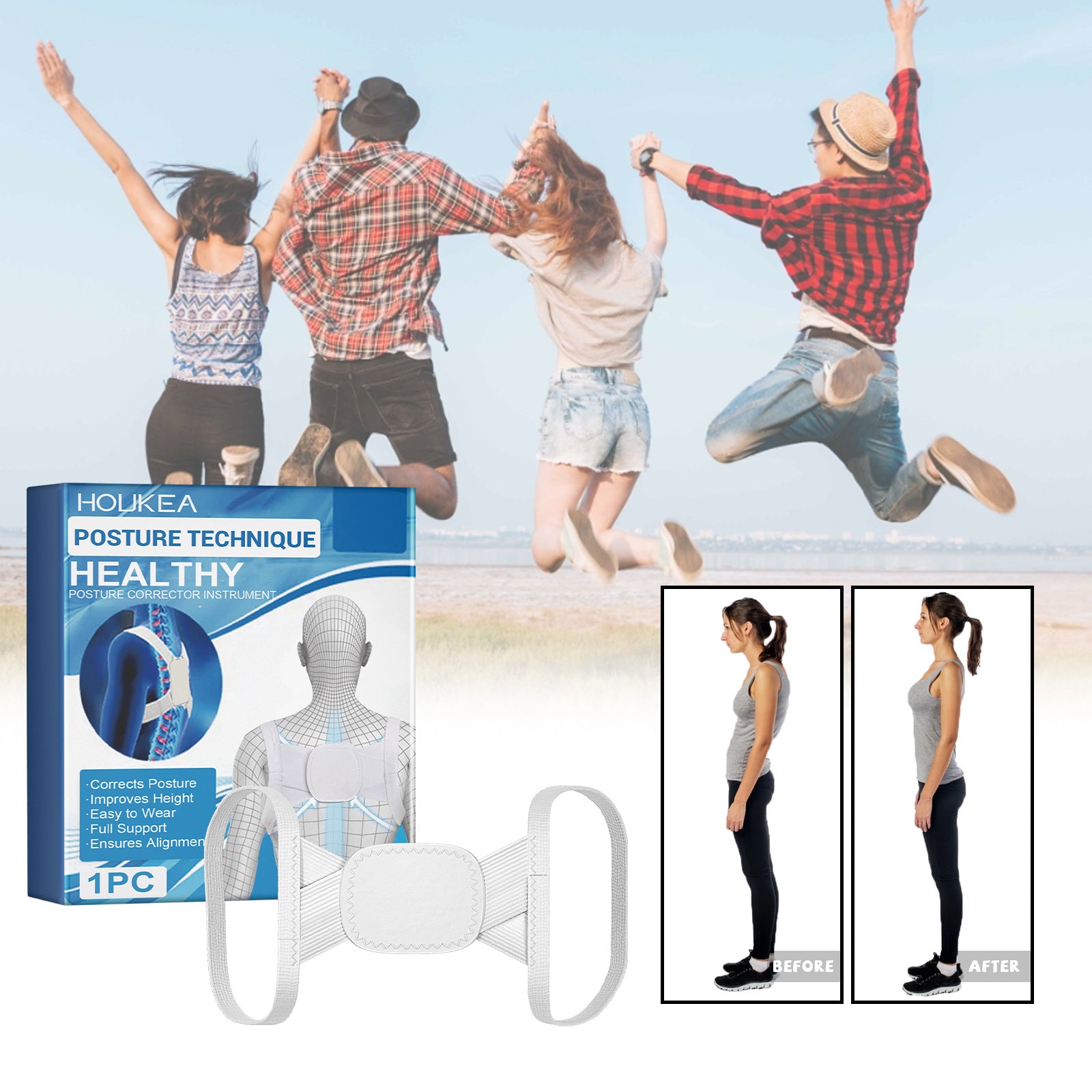 Posture Corrector Back Body Care Belt