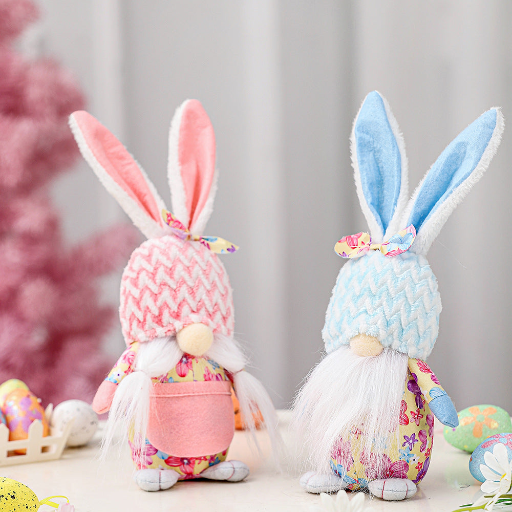 New Easter Decoration Supplies Sitting Posture Round Cap Doll Ornaments