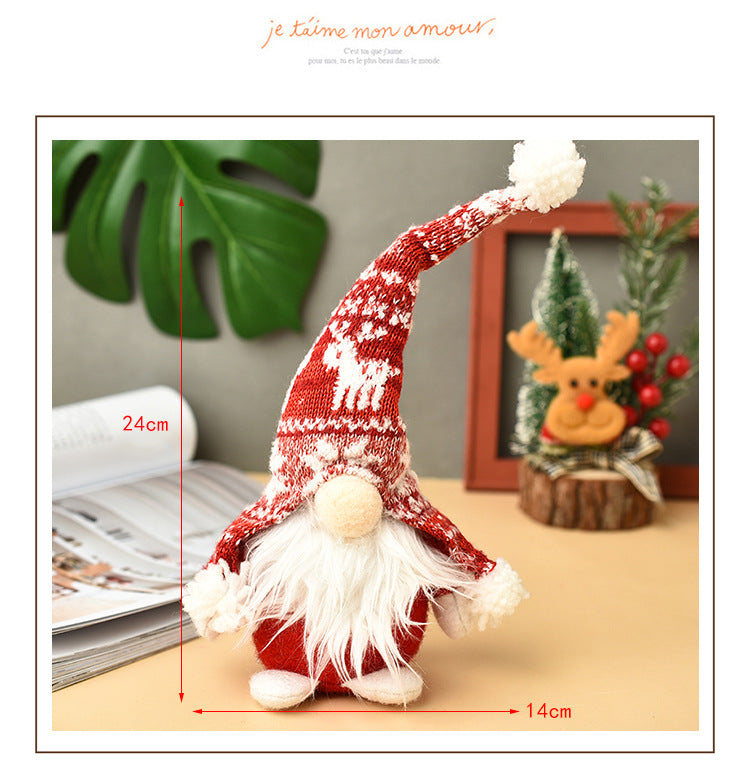 Santa Claus Doll Desktop Decoration Standing Posture