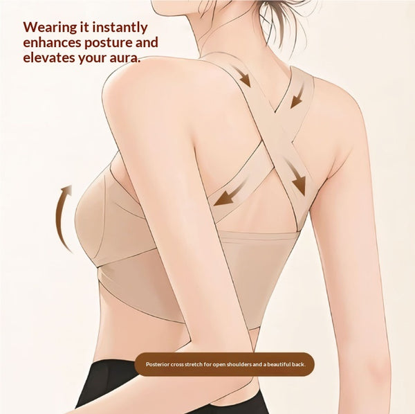 Posture-correcting Adjustable Front-closure Bra
