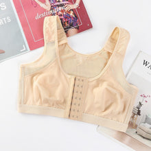 Shockproof gathered posture correction bra
